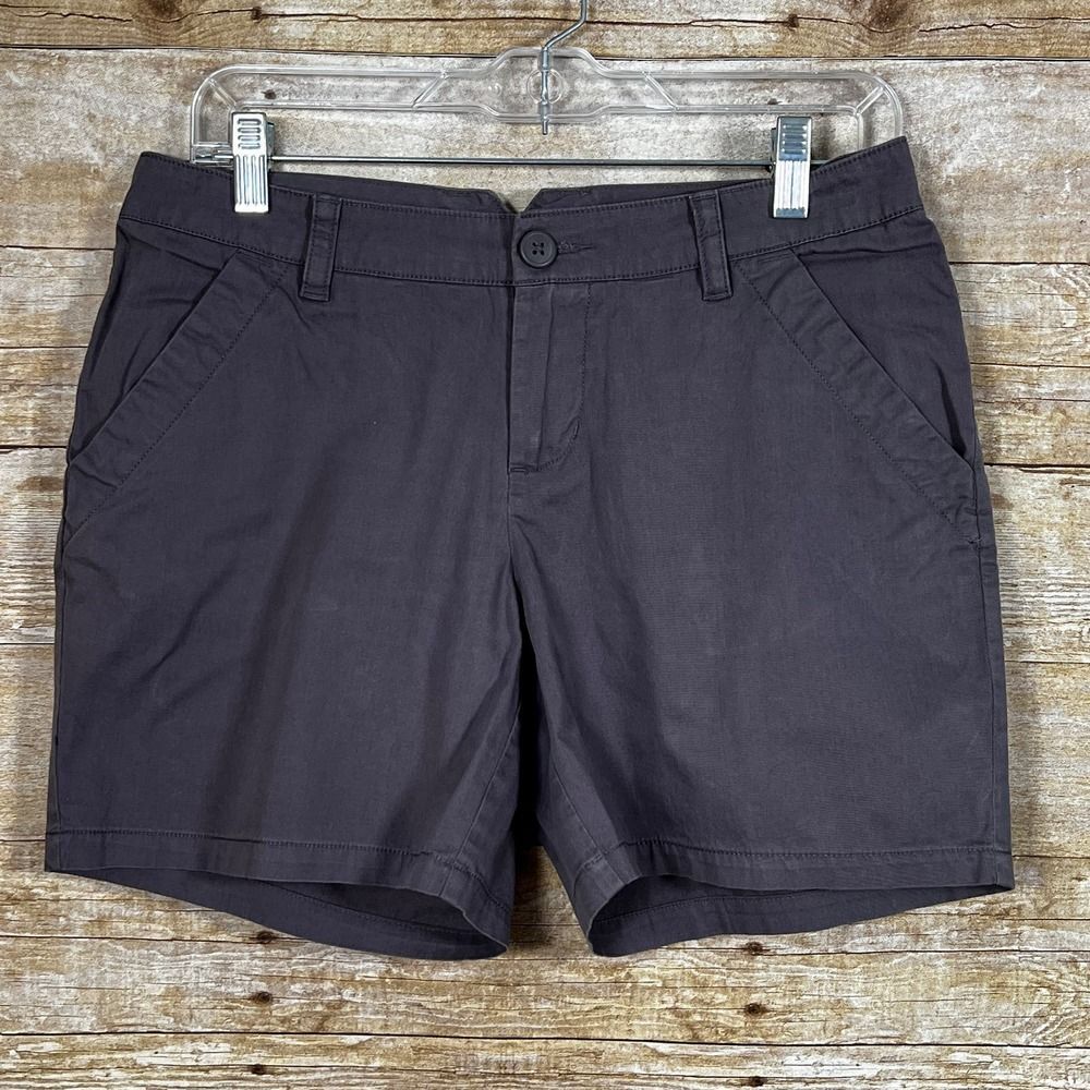 COLUMBIA OUTDOOR FLAT FRONT MID-RISE CLASSIC EVERYDAY CASUAL CHINO SHORTS SIZE 6